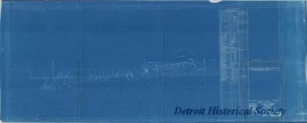 Blueprint - 63 Ft. Aircraft Rescue Boat - Mark 3, 
Engine Installation