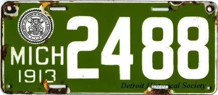 Plate, License