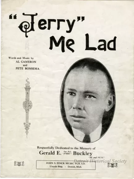 Music, Sheet - "Jerry" Me Lad