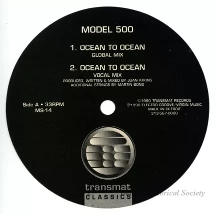 Label - Model 500, 
Ocean to Ocean