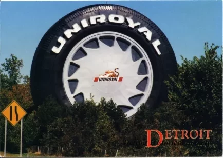 Postcard - Detroit