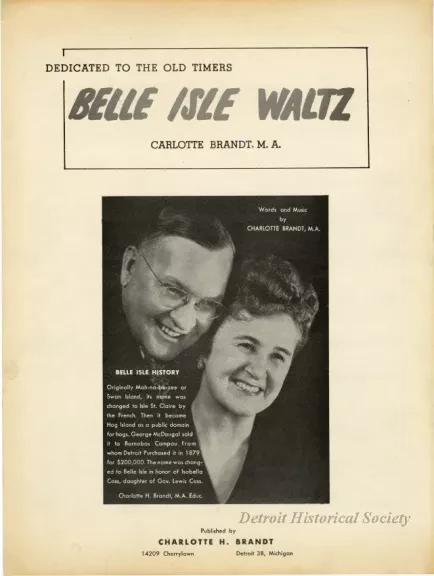 Music, Sheet - Belle Isle Waltz