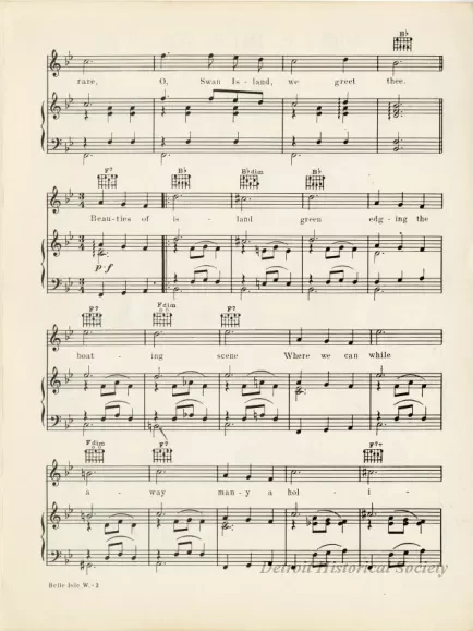 Music, Sheet - Belle Isle Waltz