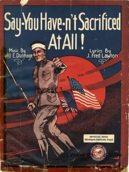 Music, Sheet - Say - "You Haven't Sacrificed at All!"