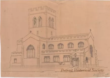 Drawing, Architectural - Trinity Episcopal Church