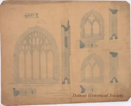 Drawing, Architectural - Sheet E
[Trinity Episcopal Church]