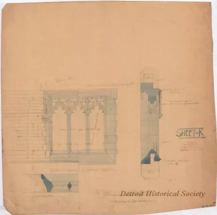 Drawing, Architectural - Sheet K
[Trinity Episcopal Church]