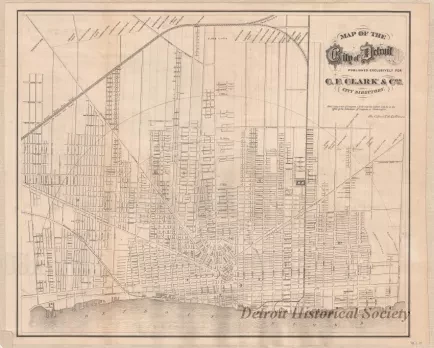 Map - Map of the City of Detroit