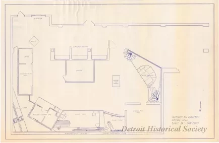 Blueprint - Outpost to Industry - Kresge Hall