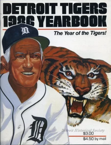 Yearbook - Detroit Tigers 1986 Yearbook