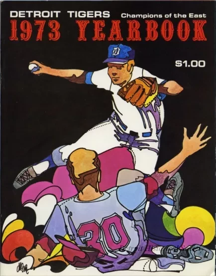 Yearbook - Detroit Tigers 1973 Yearbook