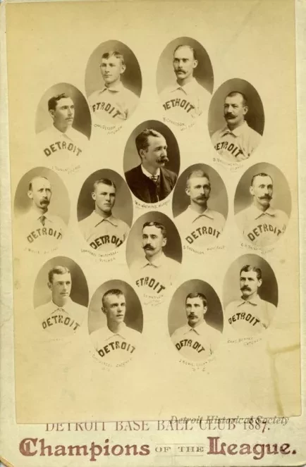 Photograph, Cabinet - Detroit Base Ball Club 1887. Champions of the League