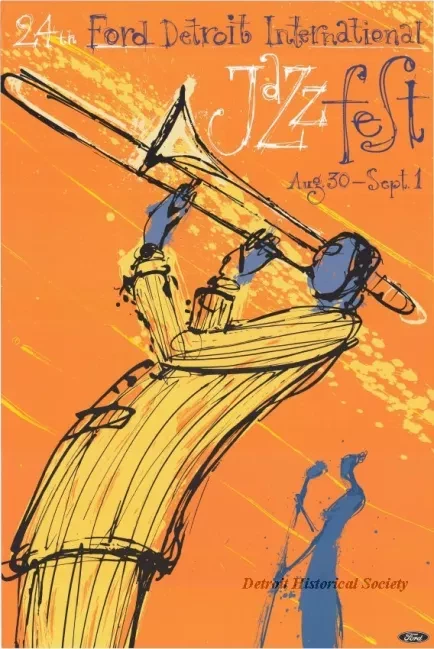 Poster - 24th Ford Detroit International Jazz Fest