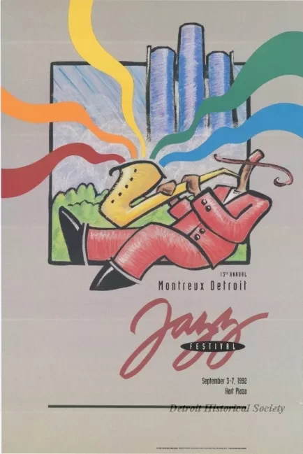 Poster - 13th Annual Montreux Detroit Jazz Festival