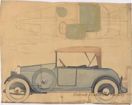 Drawing - The Intimate Roadster