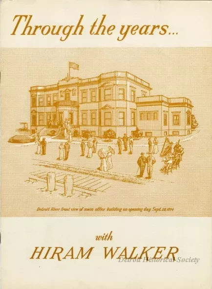 Booklet - Through the Years... with Hiram Walker