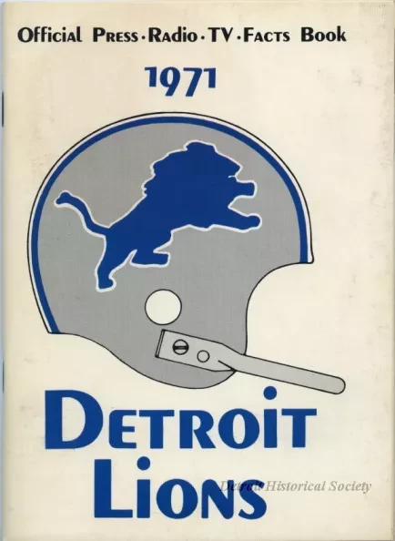 Booklet - 1971 Lions Facts Book