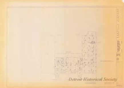 Blueprint - Detroit Residential Manpower Center
Fort Wayne, Detroit, Michigan