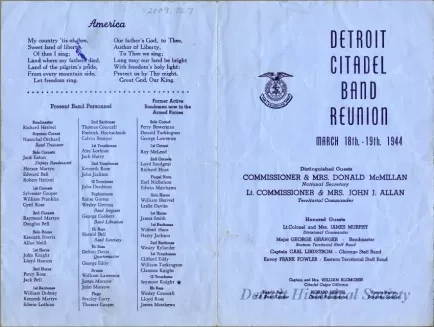 Program, Concert