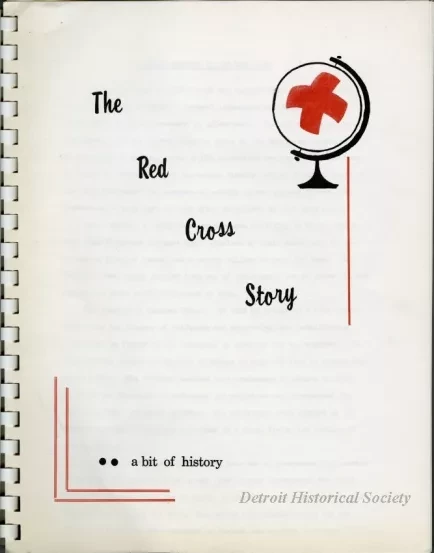 Memorandum - The Red Cross Story, A Bit of History