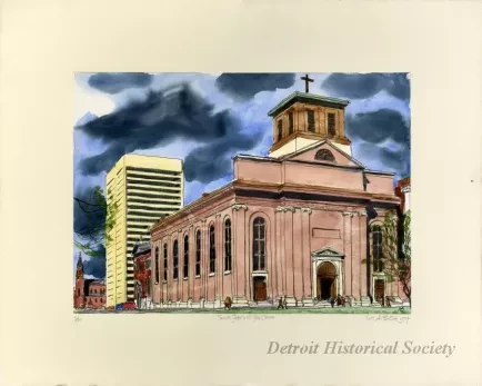 Lithograph - Saints Peter and Paul Church