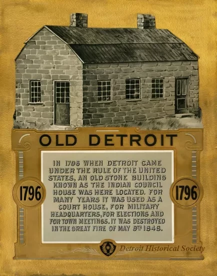Sign, Informational - Old Detroit