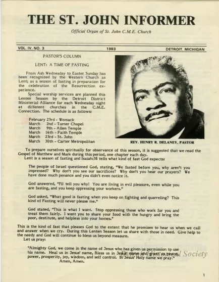 Newsletter - The St. John Informer, Vol. IV, No. 3