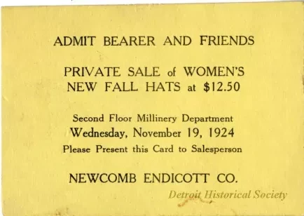 Ticket, Admission
