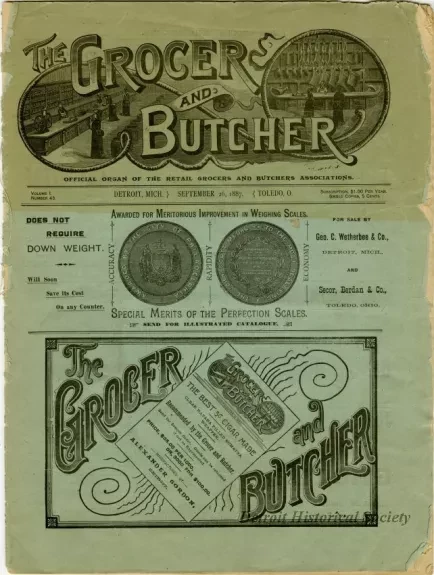 Journal - The Grocer and Butcher, Vol. 1, No. 43.