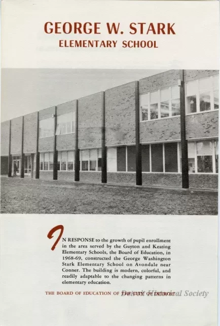 Brochure - George W. Stark Elementary School