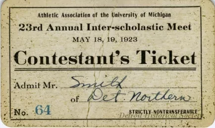 Ticket, Admission