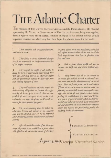 Poster - The Atlantic Charter