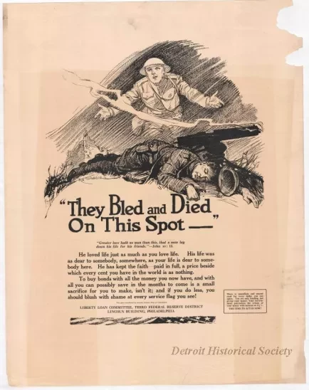Poster - They Bled and Died on this Spot