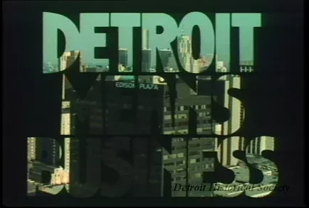 U-Matic - Detroit Means Business
Urban Communications
23:00