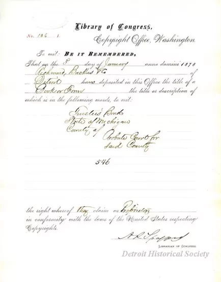 Registration - Library of Congress