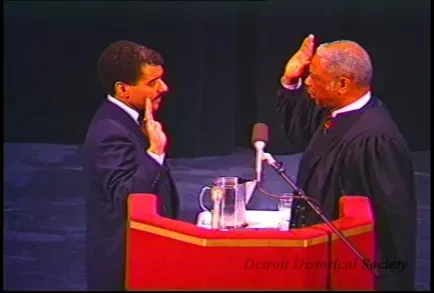 U-Matic - Shop Your Black Campaign P.C.
4-10-91

Conrad Mallett's Installment to Judgeship @ DIA