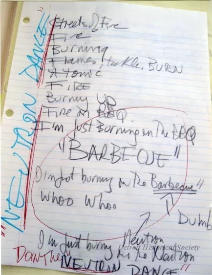 Lyrics, Song - Neutron Dance