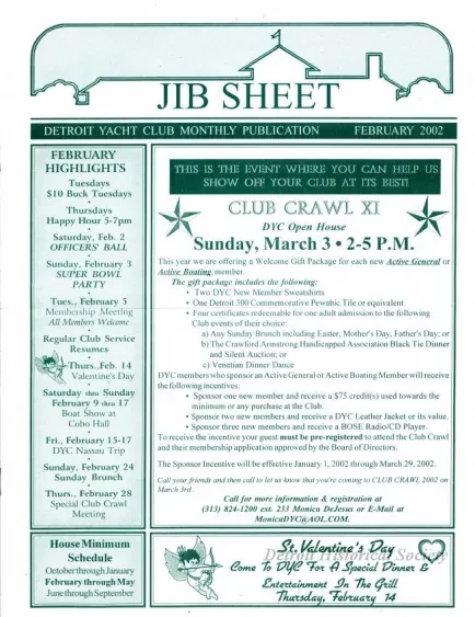 Newsletter - Jib Sheet