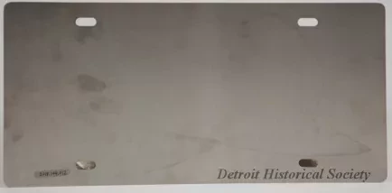 Plate, License
