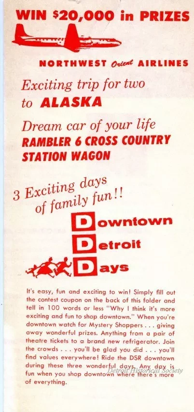 Brochure - Downtown Detroit Days