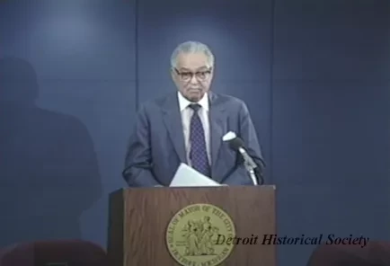 U-Matic - Mayor Young Retirement Announcement #1 
06.22.93 - Coleman A. Young Retirement Announcement