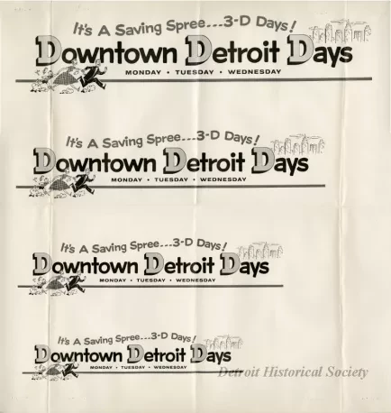 Sign - Downtown Detroit Days