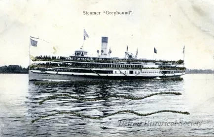 Postcard - Steamer "Greyhound"