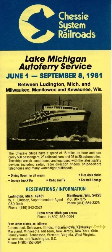 Brochure - Chessie System
Lake Michigan Autoferry Service