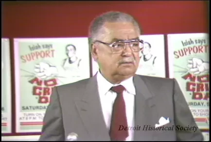 U-Matic - No Crime Day News Conference
Sept. 4, 1986 11 a.m.
Tape #1
Raw Footage