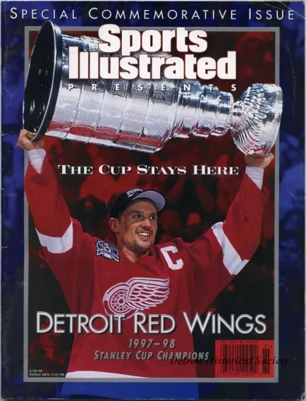 Magazine - Sports Illustrated Presents, The Cup Stays Here, Detroit Red Wings 1997-98 Stanley Cup Champions