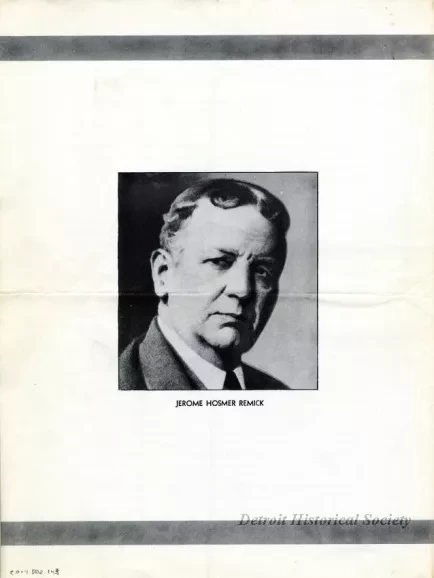 Pamphlet - A Tribute to George and Anne, Old Timers Day, Belle Isle, 1950