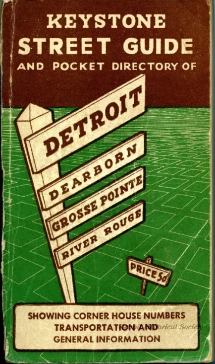 Guidebook - Keystone Street Guide of Detroit