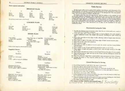 Cookbook - Recipes for Instruction in Domestic Science