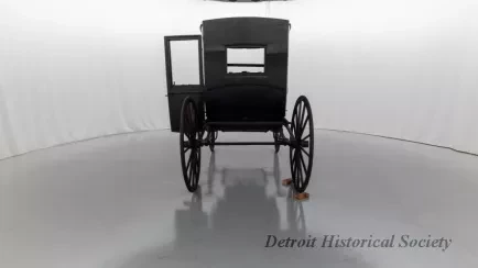Carriage - 1890's Enclosed Rockaway Carriage - Dhs_1948_145_028_arceye_spin_02_014